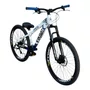 BICICLETA VIKINGX TUFF 25 FREIOS A DISCO BRANCO/AZUL GRAU