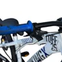 BICICLETA VIKINGX TUFF 25 FREIOS A DISCO BRANCO/AZUL GRAU