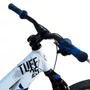 BICICLETA VIKINGX TUFF 25 FREIOS A DISCO BRANCO/AZUL GRAU