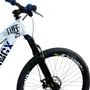 BICICLETA VIKINGX TUFF 25 FREIOS A DISCO BRANCO/AZUL GRAU