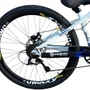 BICICLETA VIKINGX TUFF 25 FREIOS A DISCO BRANCO/AZUL GRAU
