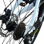 BICICLETA VIKINGX TUFF 25 FREIOS A DISCO BRANCO/AZUL GRAU