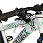 BICICLETA VIKINGX TUFF 25 FREIOS A DISCO BRANCO/VERDE GRAU
