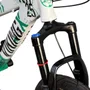 BICICLETA VIKINGX TUFF 25 FREIOS A DISCO BRANCO/VERDE GRAU