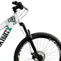 BICICLETA VIKINGX TUFF 25 FREIOS A DISCO BRANCO/VERDE GRAU