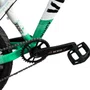 BICICLETA VIKINGX TUFF 25 FREIOS A DISCO BRANCO/VERDE GRAU