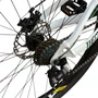BICICLETA VIKINGX TUFF 25 FREIOS A DISCO BRANCO/VERDE GRAU