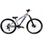 BICICLETA VIKINGX TUFF 25 FREIOS A DISCO PRATA/AZUL GRAU