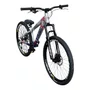 BICICLETA VIKINGX TUFF 25 FREIOS A DISCO PRATA/AZUL GRAU