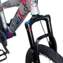 BICICLETA VIKINGX TUFF 25 FREIOS A DISCO PRATA/AZUL GRAU