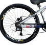BICICLETA VIKINGX TUFF 25 FREIOS A DISCO PRATA/AZUL GRAU