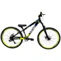 BICICLETA VIKINGX TUFF 25 FREIOS A DISCO PRETO/AMARELO GRAU