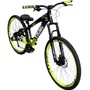 BICICLETA VIKINGX TUFF 25 FREIOS A DISCO PRETO/AMARELO GRAU