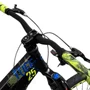 BICICLETA VIKINGX TUFF 25 FREIOS A DISCO PRETO/AMARELO GRAU