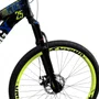 BICICLETA VIKINGX TUFF 25 FREIOS A DISCO PRETO/AMARELO GRAU