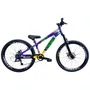 BICICLETA VIKINGX TUFF 25 FREIOS A DISCO ROXO/VERDE GRAU