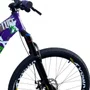 BICICLETA VIKINGX TUFF 25 FREIOS A DISCO ROXO/VERDE GRAU