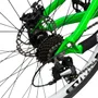 BICICLETA VIKINGX TUFF 25 FREIOS A DISCO VERDE/BRANCO GRAU