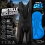 BRETELLE MASCULINO MTB SPEED MATTOS RACING BIKE GEL PRETO