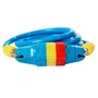 CADEADO INFANTIL 120CM X 8MM AZUL ELLEVEN