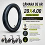 CAMARA DE AR BICICLETA ELÉTRICA 20X4.00 VALVULA GROSSA