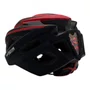 CAPACETE CICLISMO MTB SPEED MATTOS RACING FLASH VERMELHO LED