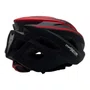 CAPACETE CICLISMO MTB SPEED MATTOS RACING FLASH VERMELHO LED