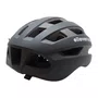 CAPACETE SPEED/MTB ELLEVEN INMOLD RACE PRETO FOSCO/CINZA L
