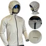 JAQUETA CICLISMO MASCULINA SHIMANO NAGANO IMPERMEAVEL BEGE T