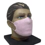 KIT 2 MASCARAS FACIAIS TRICOT UNISSEX ROSA LAVAVEL