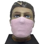 KIT 2 MASCARAS FACIAIS TRICOT UNISSEX ROSA LAVAVEL