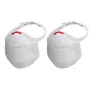 KIT 2 MASCARAS FIBER SPORT FACIAIS UNISSEX LAVAVEL BRANCA M