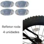 KIT REFLETOR SINALIZAÇAO COM RETROVISOR E CAMPAINHA BIKE