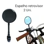 KIT REFLETOR SINALIZAÇAO COM RETROVISOR E CAMPAINHA BIKE