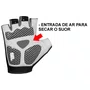LUVA CICLISMO MATTOS RACING DEDO CURTO VERMELHO GEL TAM G