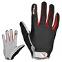 LUVA CICLISMO MATTOS RACING DEDO LONGO VERMELHO GEL TAM G