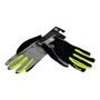 LUVA CICLISMO MATTOS RACING DEDO LONGO AMARELO NEON GEL