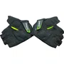 LUVA CICLISTA ELLEVEN GEL ABERTA PRETA/CINZA/VERDE M