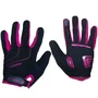 LUVA ELLEVEN FECHADA TOUCH PRETA/ROSA GEL P