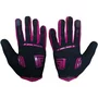 LUVA ELLEVEN FECHADA TOUCH PRETA/ROSA GEL P
