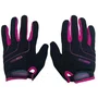 LUVA ELLEVEN FECHADA TOUCH PRETA/ROSA GEL P
