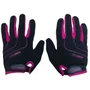 LUVA ELLEVEN FECHADA TOUCH PRETA/ROSA GEL P