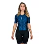 MACAQUINHO CICLISMO FEMININO FURBO LINK HT90 AZUL GG