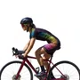 MACAQUINHO CICLISMO FEMININO FURBO RAINBOW EVO M