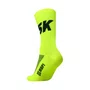 MEIA PARA CORRIDA E CICLISMO HUPI 5K AMARELO NEON