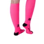 MEIA PARA CORRIDA E CICLISMO HUPI CANO LONGO ROSA LISA