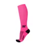 MEIA PARA CORRIDA E CICLISMO HUPI CANO LONGO ROSA LISA