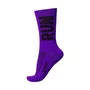 MEIA PARA CORRIDA E CICLISMO HUPI RUN ROXO/PRETO ESPORTIVA