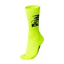 MEIA PARA CORRIDA E CICLISMO HUPI RUN SPLASH AMARELO NEON
