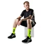 MEIA PARA CORRIDA E CICLISMO HUPI RUN SPLASH AMARELO NEON